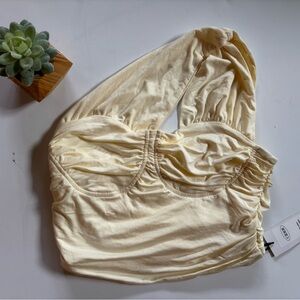 Cider Women’s One Shoulder Cropped Top (Size S)